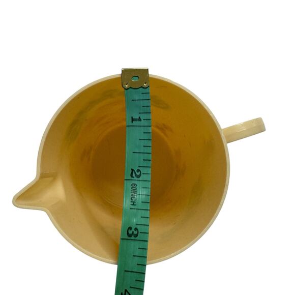 Vintage CABBAGE PATCH KIDS Doll Tea Set Plastic Pitcher 1984 Ivory Green Pink - Picture 9 of 9